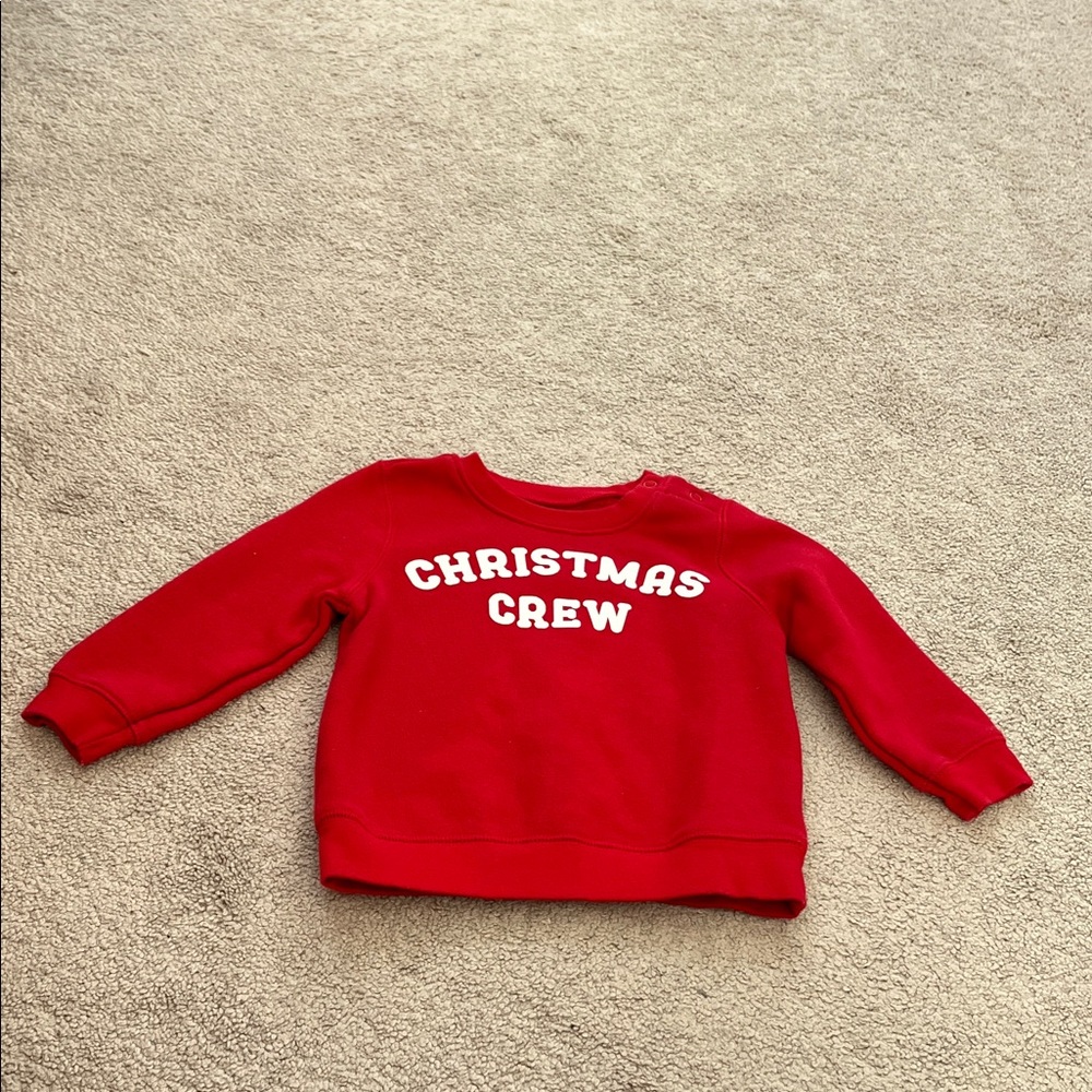 Okie Dokie Festive Red Kids Sweatshirt